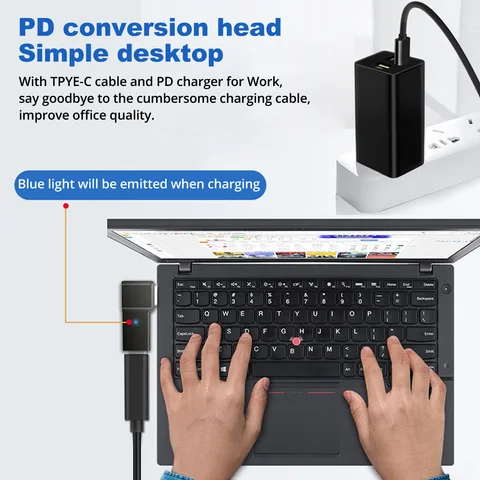 Адаптер PD 100 Вт USB Type C для Lenovo ThinkPad