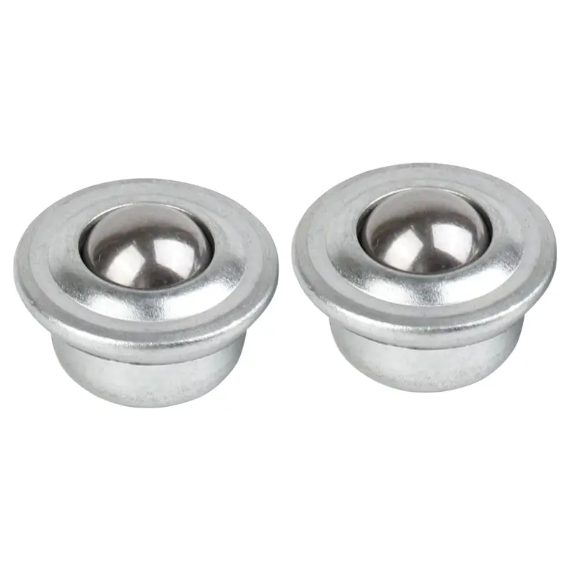 

10PCS Metal CY-8H 8mm Sliver Ball Transfer Bearing Unit Conveyor Roller Wheels Small Flat Round Eye Wheel Conveying Ball