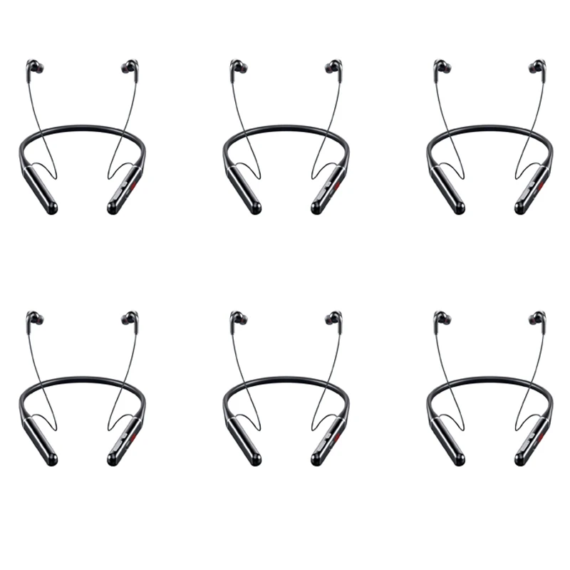 

Hot 6X S650 100 Hours Bluetooth Earphones Stereo Wireless Bluetooth Headphones Neckband Noise Cancelling Sports Headset