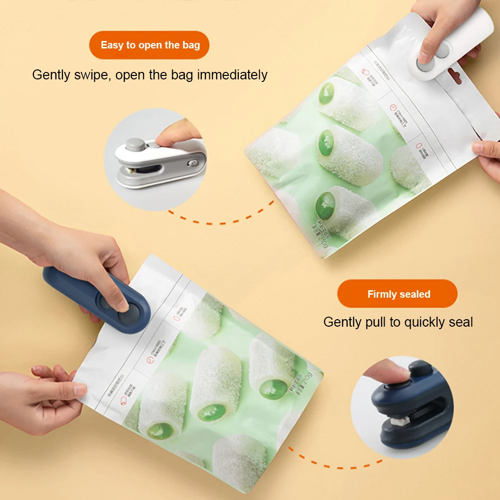 Мини-запайщик пакетов 2 в 1 перезаряжаемый через USB термосварщик с чипсами