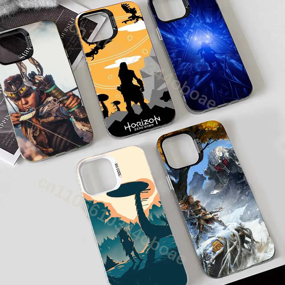 Фото Противоударный чехол Aloy H-Horizon Z-Zero Dawn для iPhone 17, 16, 15, 14, 13, 12, 11, Pro, Max, Plus №1