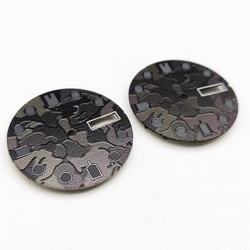 28.5MM Watch Dial Watch Accessories Black Dial for Japanese NH36/4R36 Movement Watch Accessories