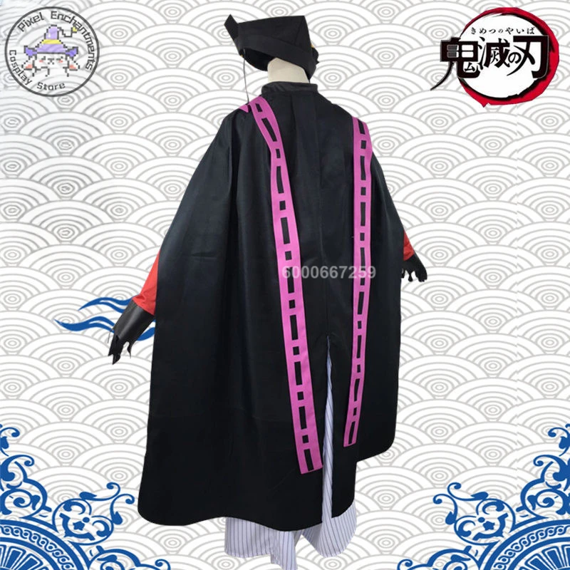 Фото Kimetsu No Yaiba Аниме Demon Doma Douma Косплей Костюм Двенадцать Кидзуки Верхний Ранг Два Ролевых Игры Парик Фанат Наборы Наряд для Мужчин Женщин №4