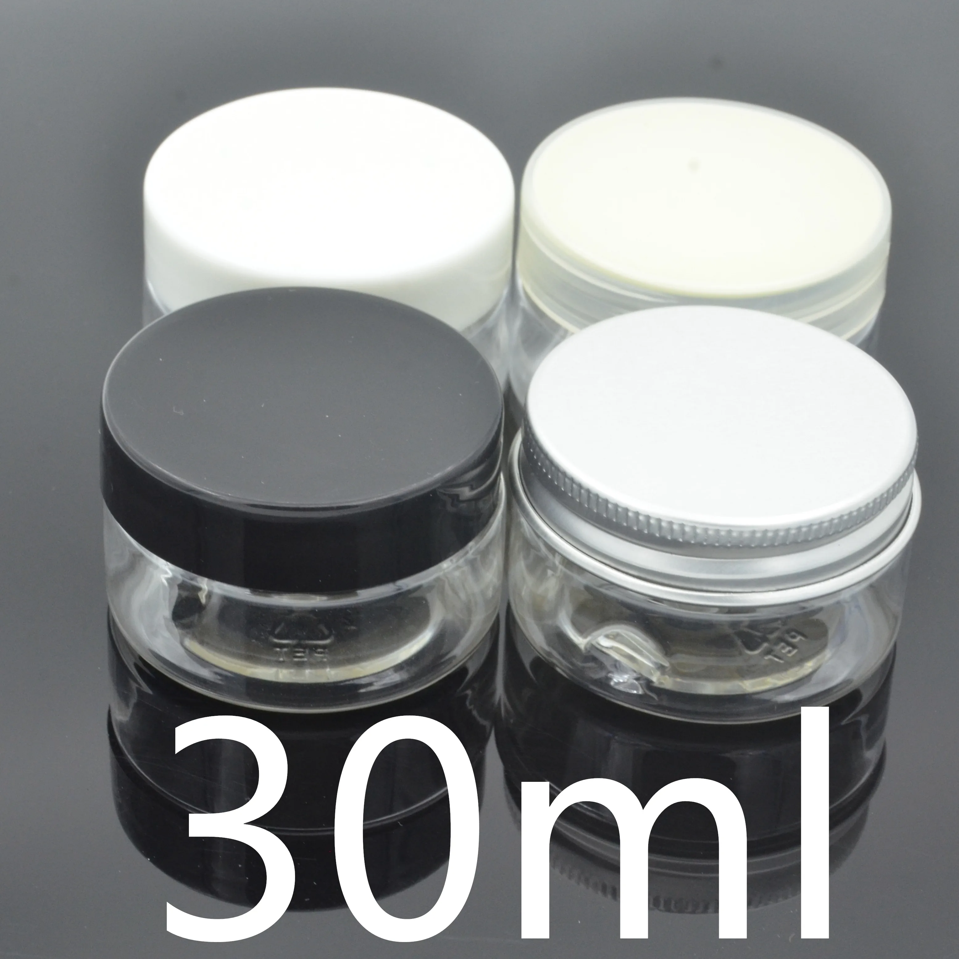 

30g Clear Plastic Cosmetic Cream Lotion Jar With Gasket Filling Travel Bottle Empty Small Capacity Subpacking