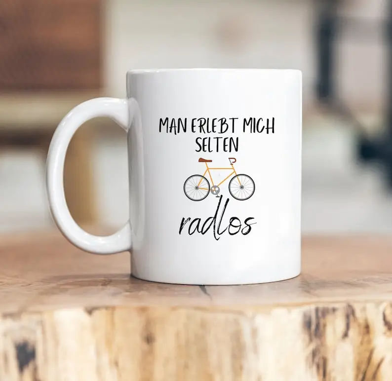 

You Rarely See Me Without A Bike - Cup - Gift - Cyclist - Triathlon - Colleague - Friend - Bicycle - Bicycle Engineer - Engineer