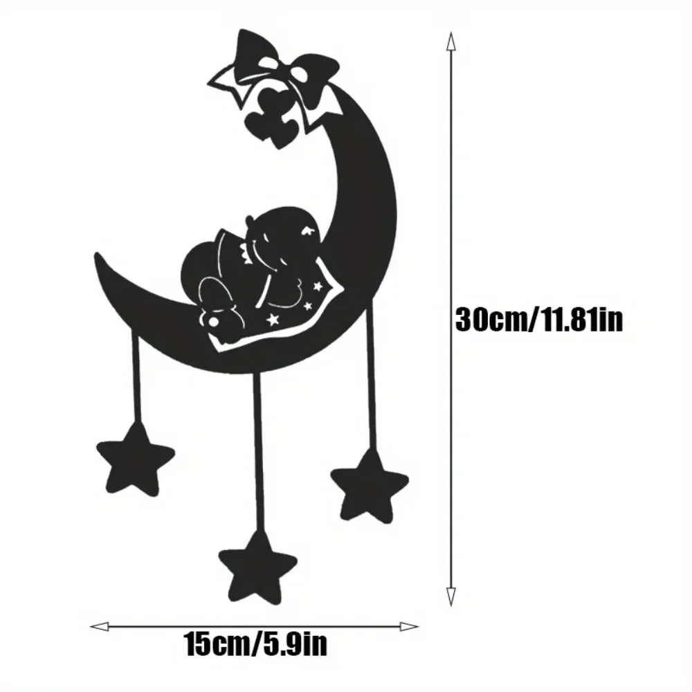 Уникальный Металлический Настенный Художественный Декор С Луной И Милыми
