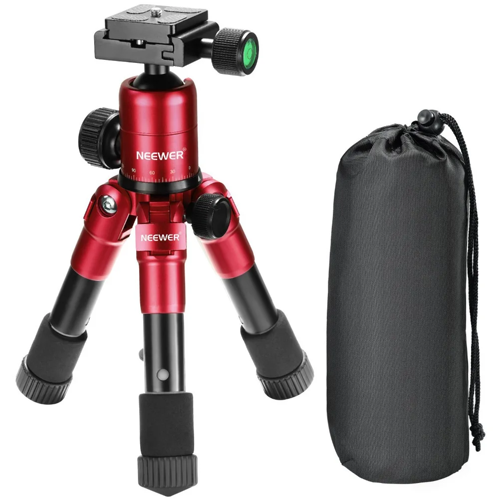 

Neewer 20 inches Portable Compact Desktop Macro Mini Tripod Ball Head 1/4 inches Quick Shoe Plate for Canon camera tripods dslr