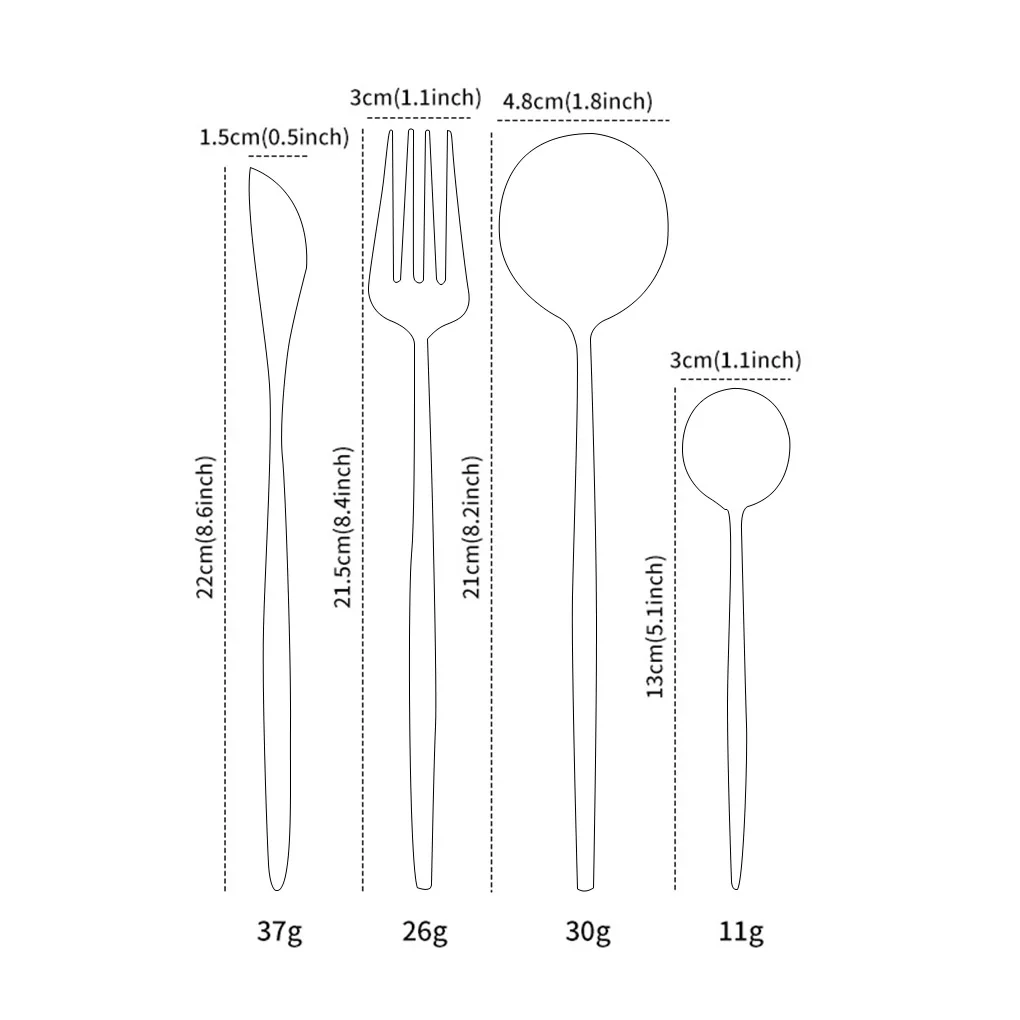 

Pack of 24/set Dining Fork Set 401 Stainless Steel Teaspoon Mirror Polishing Dessert Tableware Flatware Cutlery Restaurant