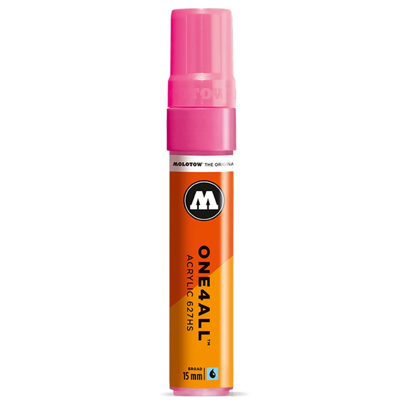 Molotow Chalk Tip Marker With 15mm Tip For Permanent Application On Absorbent Surfaces Like Canvas