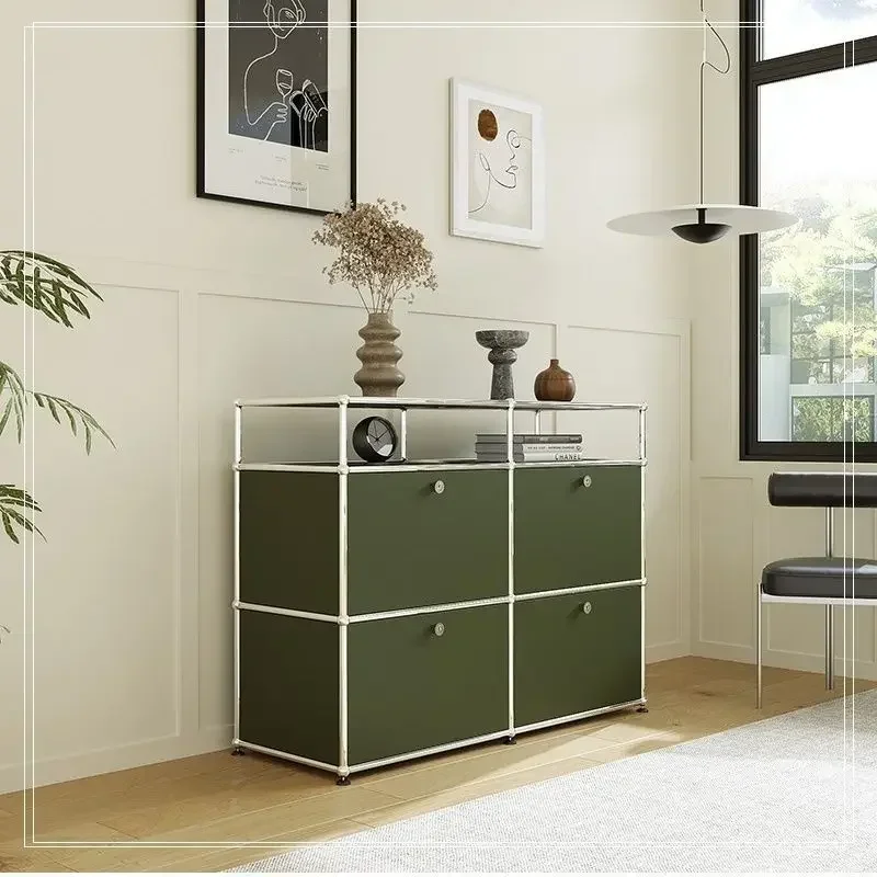 Современный USM шкаф для телевизора из нержавеющей стали модуль хранения