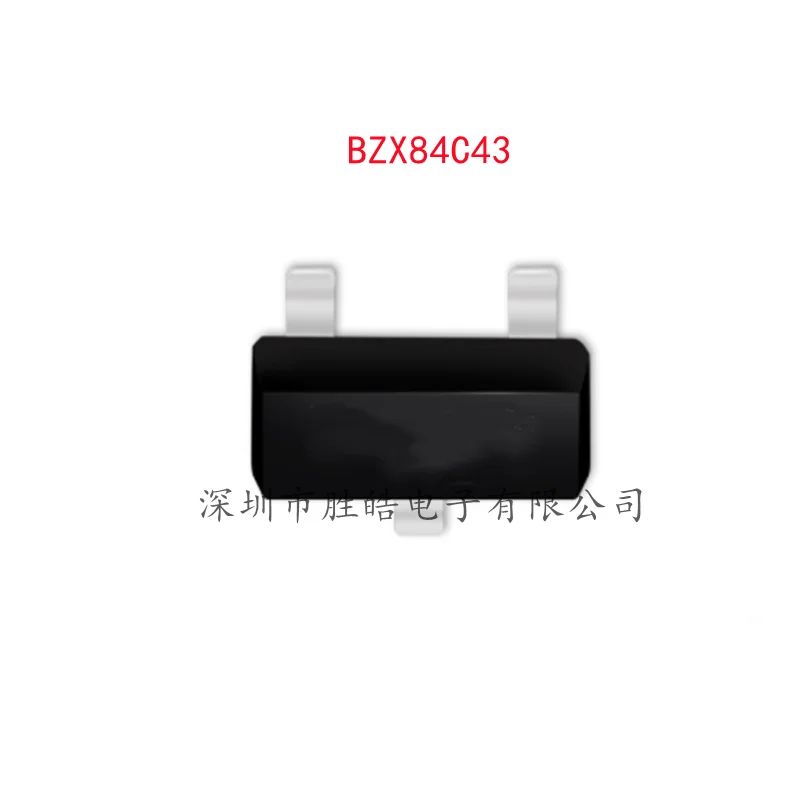 

(3000PCS) NEW BZX84C43 84C43 Silk Screen Y15 43V Voltage Regulator Diode SOT-23 BZX84C43 Integrated Circuit