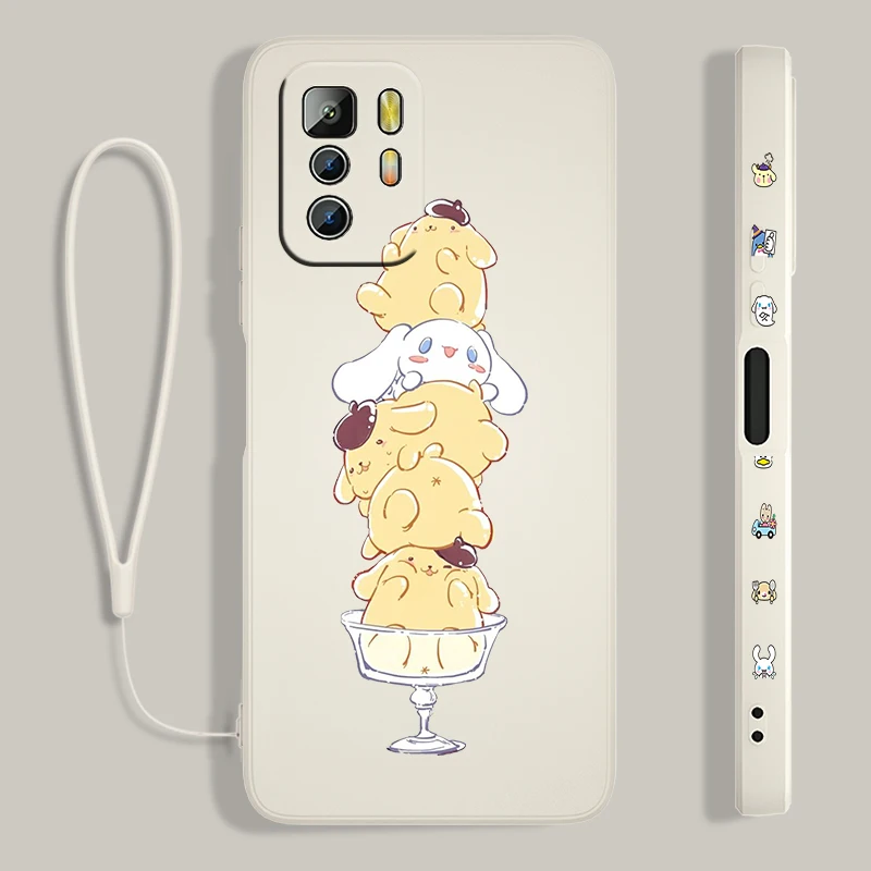 Чехол Sanrio в стиле аниме Cinnamoroll для Xiaomi Redmi Note 11 11S 10 10S 9 9S 9T 8 8T 7 5 Pro 4G |