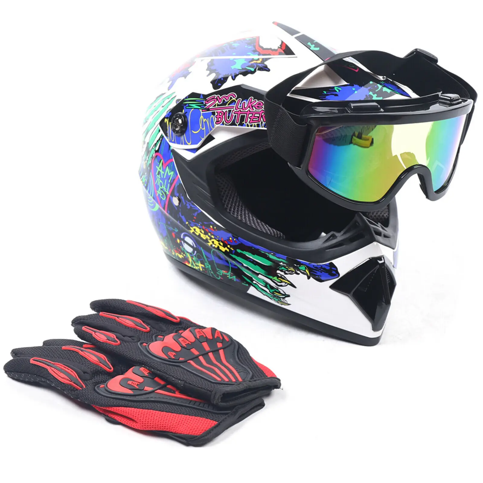 Motorcycle Dirt Bike Motocross Off Road Helmets Unisex Adult Racing Helmet enlarge