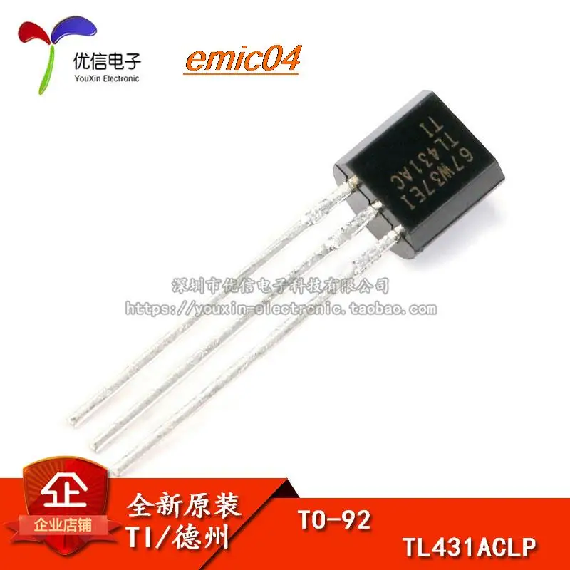 

Оригинальный в наличии TL431ACLP TO-92 IC10