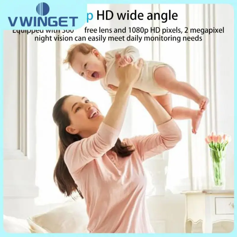 

Портативная смарт-камера наблюдения, универсальная беспроводная инфракрасная камера наблюдения с функцией ночного видения, с датчиком движения, Wi-Fi