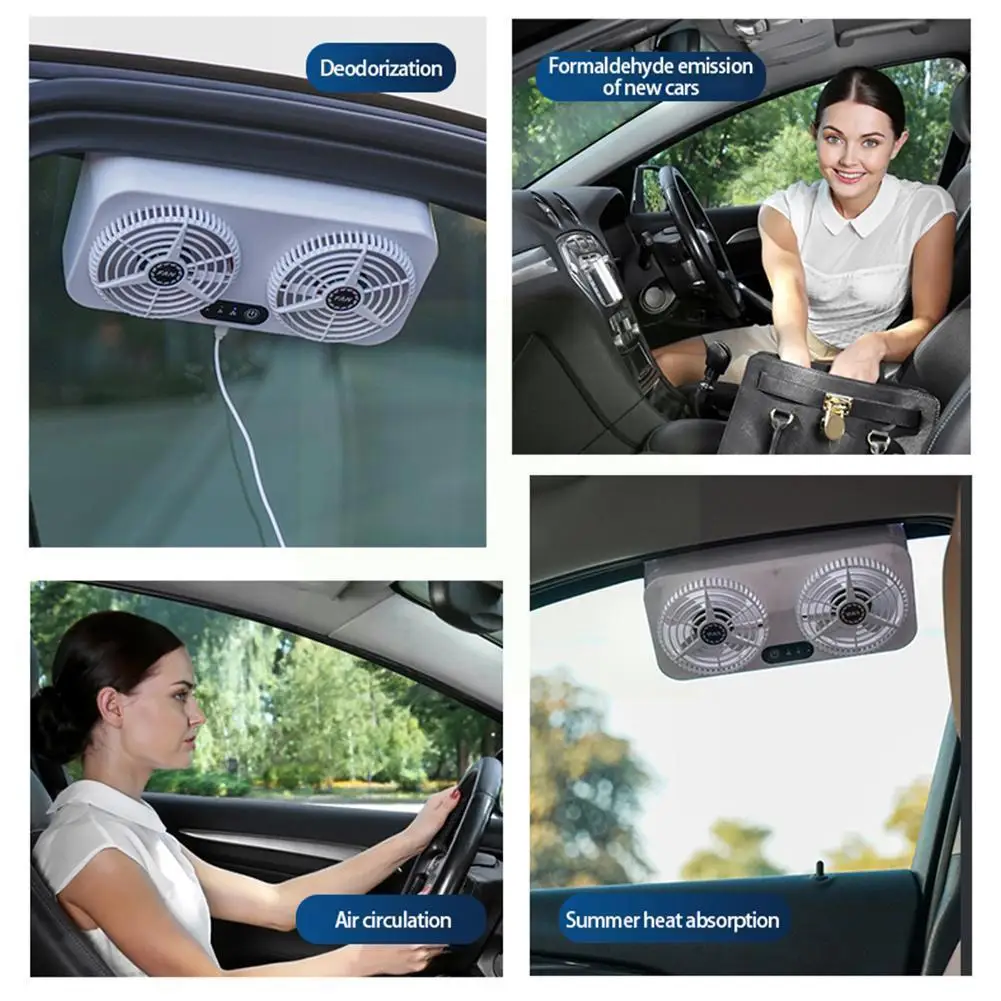 

Автомобильный вытяжной вентилятор с Usb-зарядкой, инструмент для охлаждения, вентиляция, циркуляция воздуха в салоне