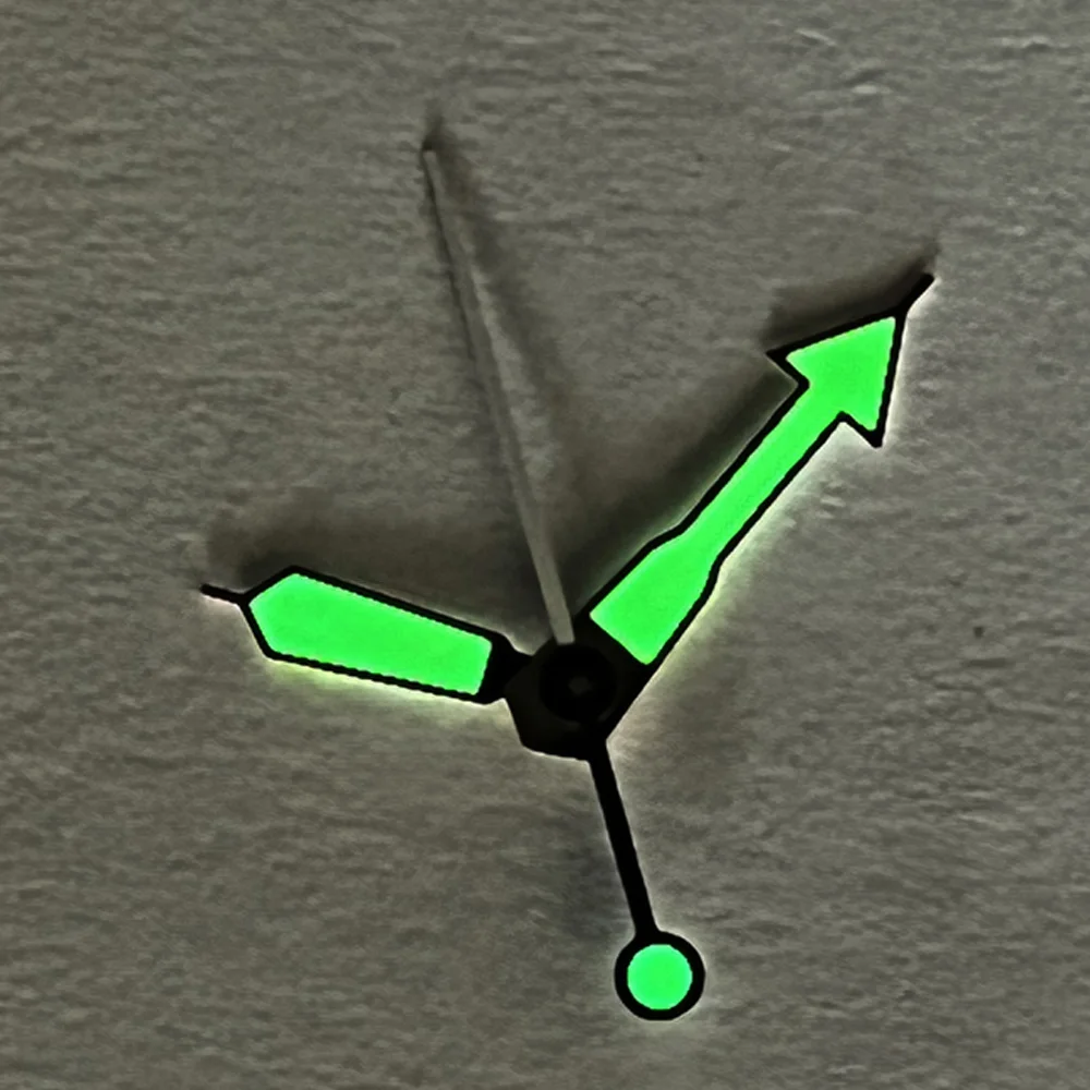 Watch Modify Parts SKX007/009 Stainless Steel/Golden Color Green Luminous Watch Hand Suitable For NH35/36 Automatic Movement