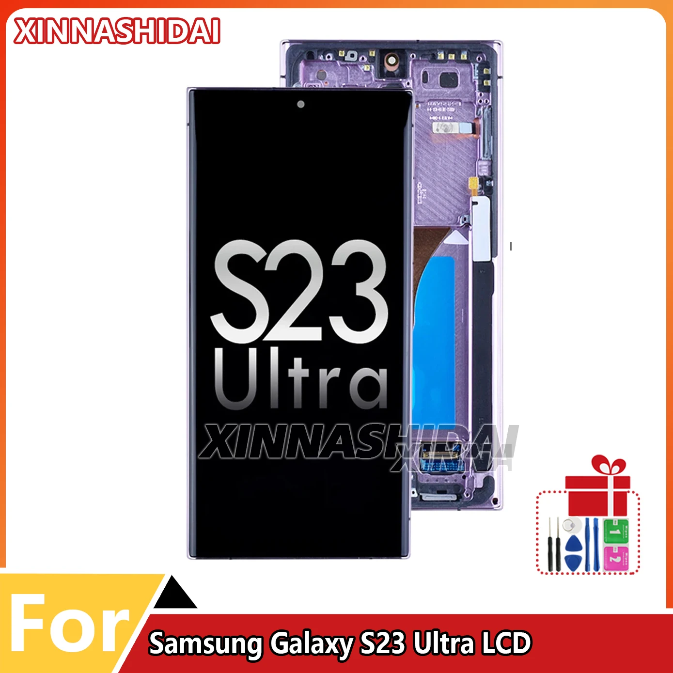 OLED для SAMSUNG Galaxy S23 Ultra 5G SM-S918B SM-S918B/DS SM-S918U LCD сенсорный экран дисплей дигитайзер S23ultra