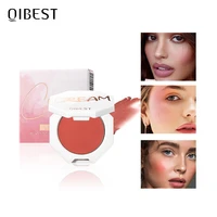 new 6 colors blush makeup palette mineral powder red rouge lasting natural cream cheek tint orange peach pink blush cosmetic