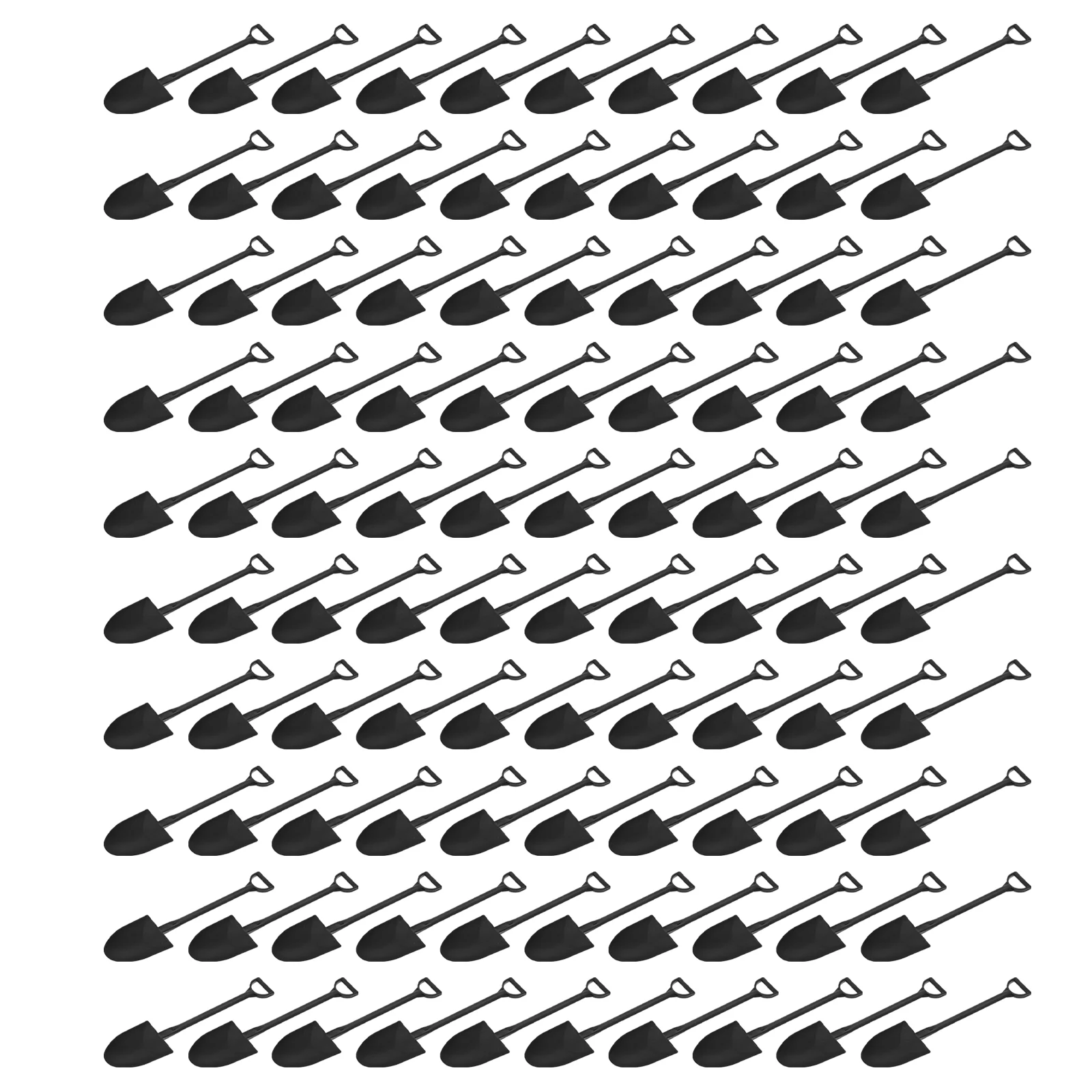 50/100 шт. пластиковые ложки для пудинга 472 дюйма