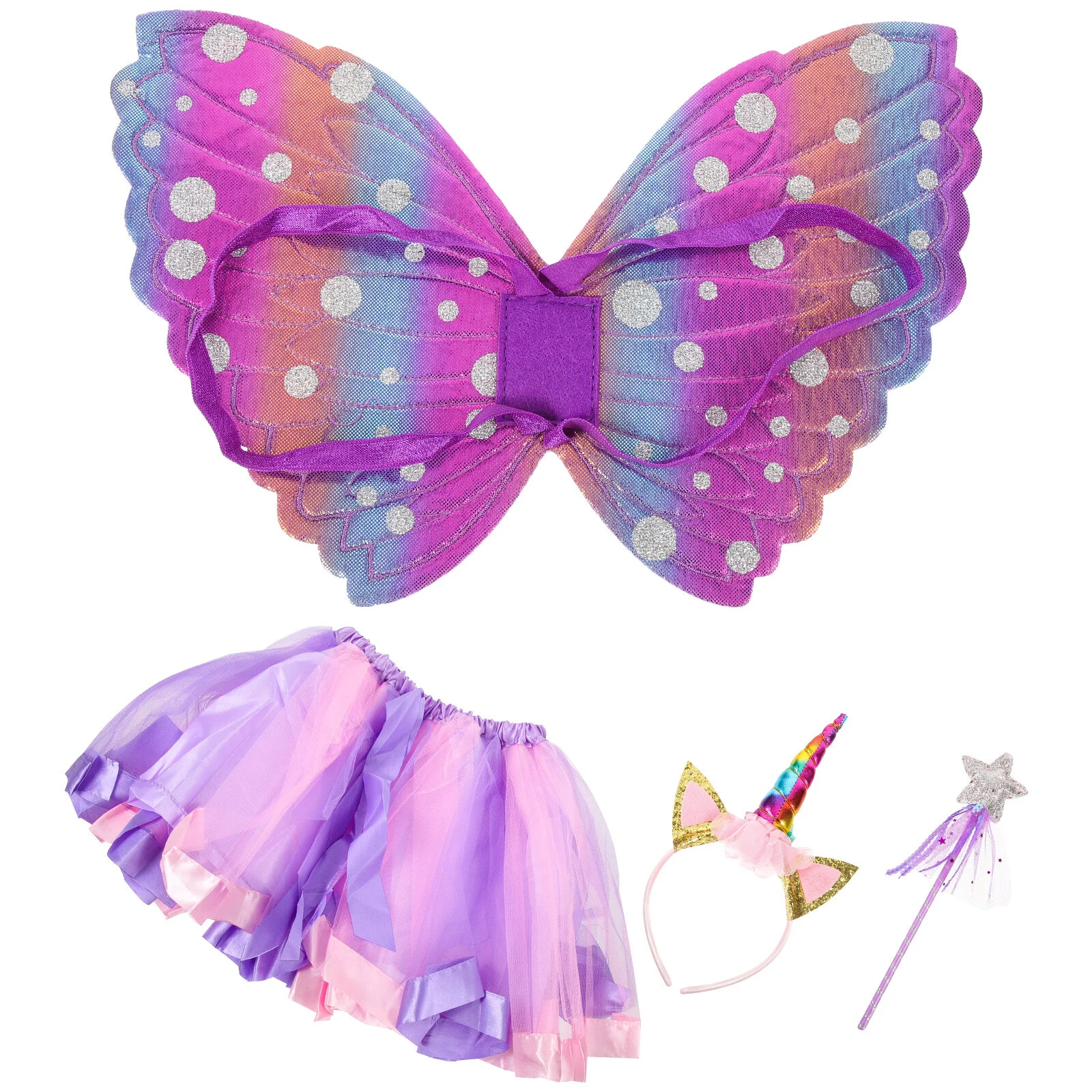 

1 комплект, детская юбка-пачка с единорогом