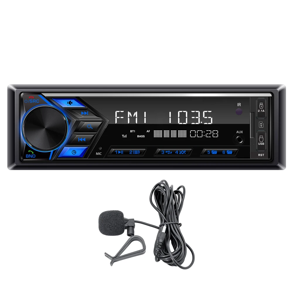 

Автомагнитола Grandnavi 1din с MP3-плеером, Цифровой Автомобильный плеер с поддержкой Bluetooth, FM-радио, стерео, USB/SD, с входом AUX для приборной панели