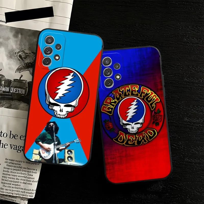 

Grateful Dead Band Phone Case Back For Samsung S22 S23 S30 S21 S20 S9 S10 S8 S7 S6 Pro Plus Edge Ultra Fe Silicone Soft Cover