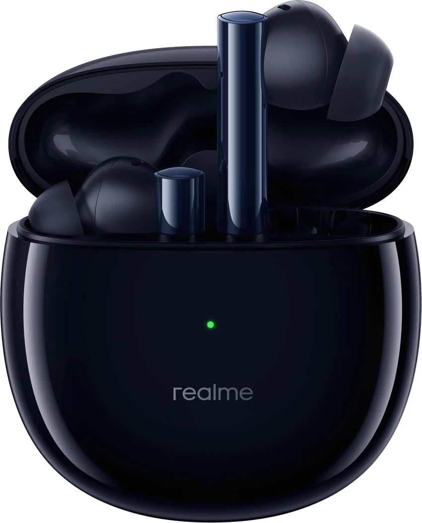 

Беспроводные True Wireless вкладыши наушники realme Buds Air 2 RMA2003 с микрофоном, с шумоподавлением, черные