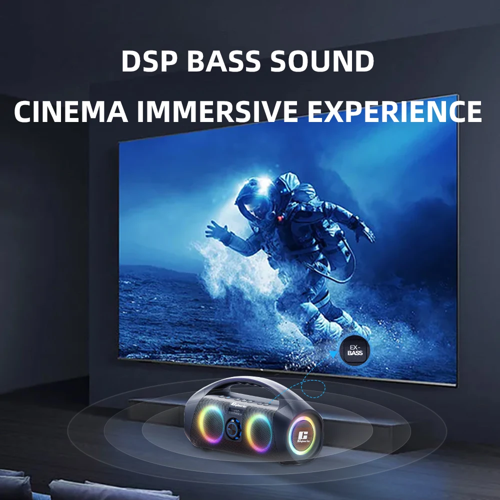 Горячий продукт 2023 Cyboris F29K 120 Вт Караоке портативные беспроводные