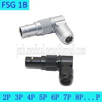 fsg 1b 2 3 4 5 6 7pin adjustable right angle male plug push pull self locking connector for audio video data signal transmission