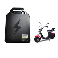 plastic black lithium battery 60v 20ah for citycoco scooter citycoco battery packs 60volt 13ah