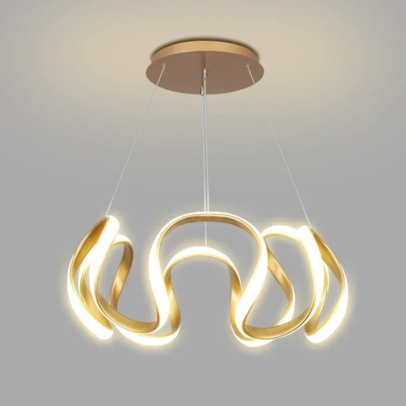 Подвесная люстра с регулируемой яркостью дизайнерский светильник для гостиной