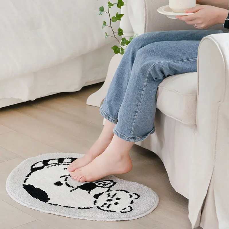 

Cute Cartoon Balcony Window Cushion Household Bathroom Entrance Water Absorbing Floor Cushion Bedroom Decorative Foot Cushion