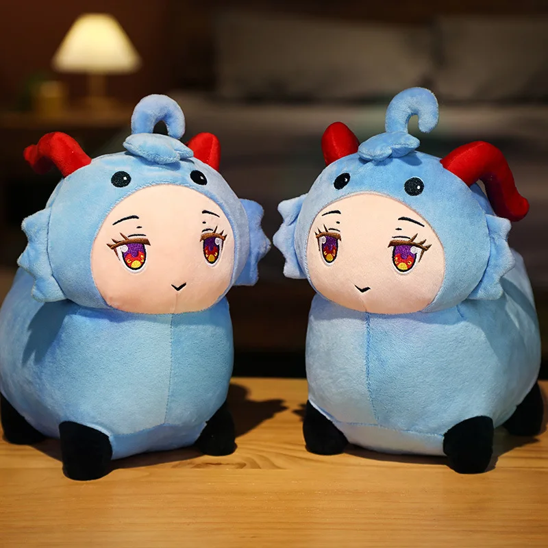 

Anime Game Genshin Impact Cosplay Figure Pillow Toy Ganyu Cocogoat Cartoon Props Plush Doll Model Stuffed Toys Gift 30cm