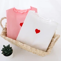 girls solid color t shirt bottoming shirt with fungus kids clothes fall boutique outfits baby girl birthday tshirt women