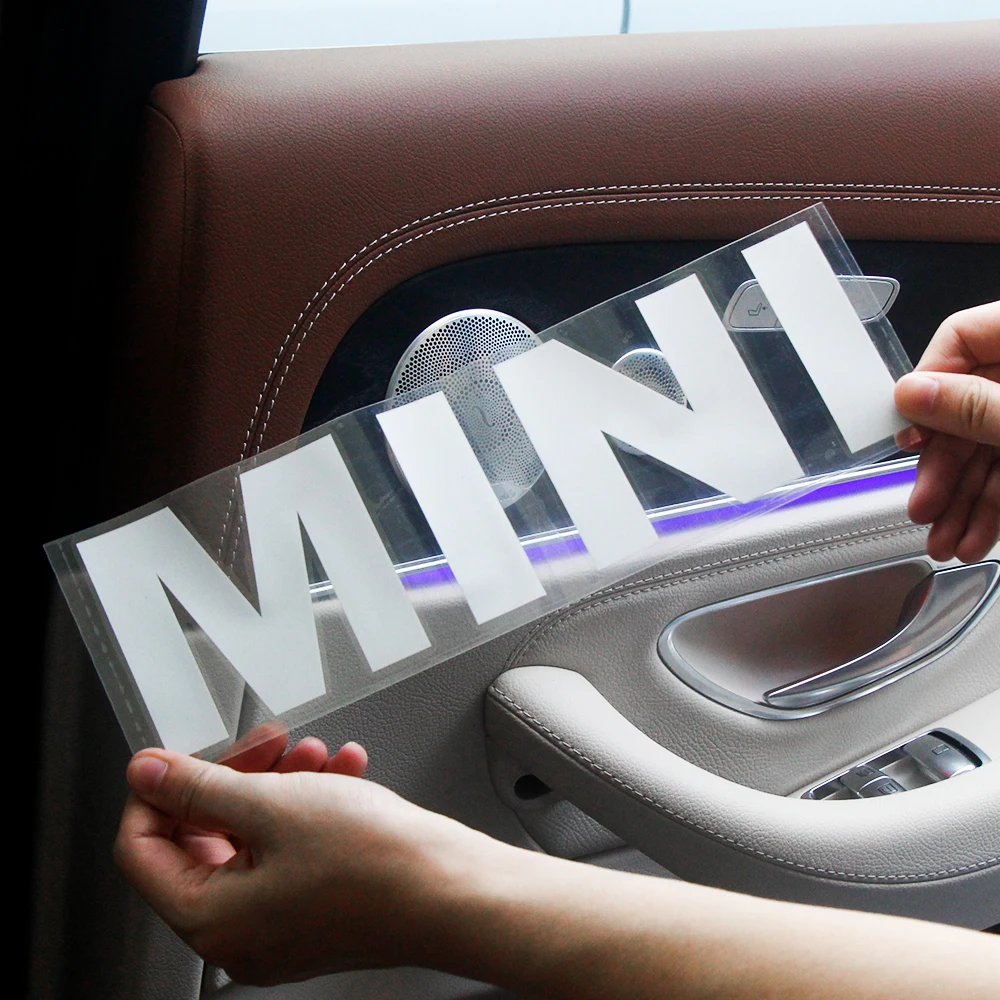 

Car Big Letter Sticker Decoration Decals Front Rear Windshield Sticker For Mini Cooper One S R50 R53 R56 R60 F55 F56 R57 R58 R59