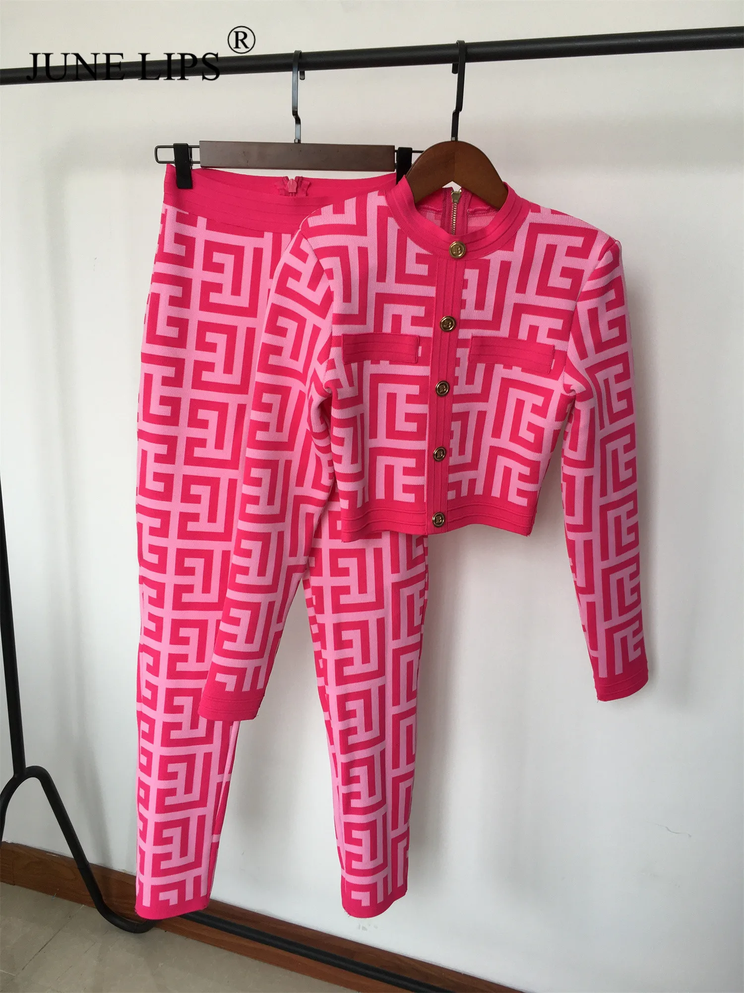 Брендовый высококачественный Женский жаккардовый бандажный Топ 2022