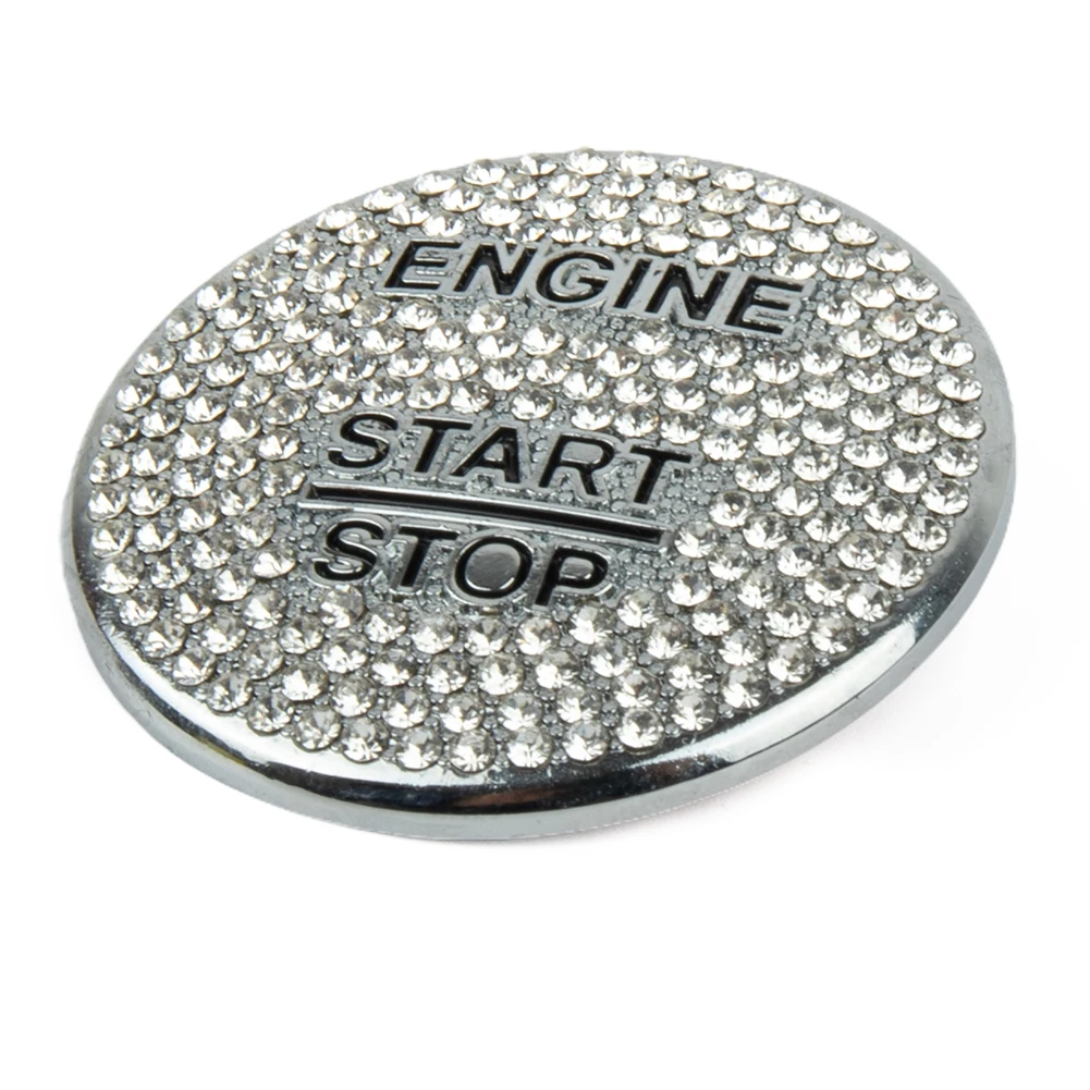 

Cover Stop Button 1pcs B C E GL Class Button Trim 36mm Diameter Decal Decoration Engine For Mercedes Luxurious