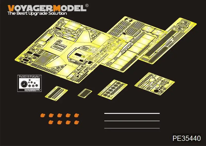 

Voyager 1/35 PE35440 German 47mm PaK(t) Panzerjager I Basic Detailing Set