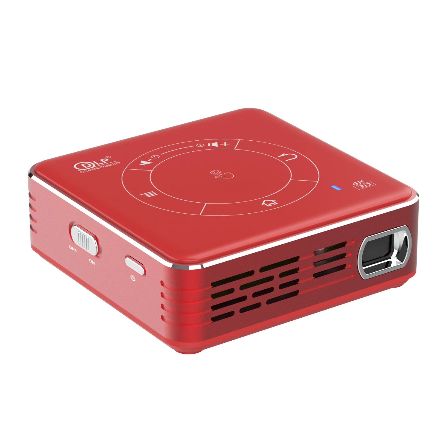 

Support 3D Movie Play DLP Projector Smart Android 9.0 Mini Pocket Projector for Home theater home cinema