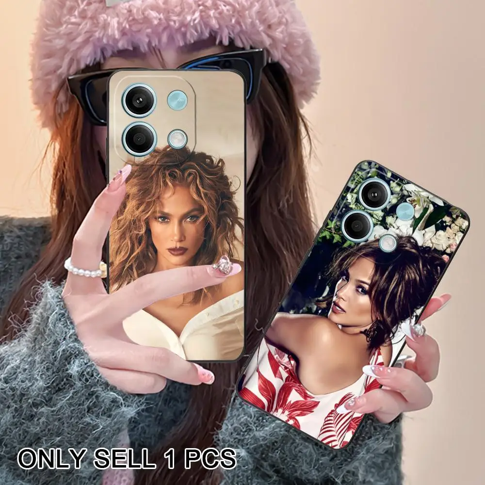 Фото Чехол для телефона Jennifer Lopez для POCO M7 M6 M5 M4 M3 X8 X7 X6 X5 X4 X3 Pro GT 5G, мягкий противоударный чехол из ТПУ №5