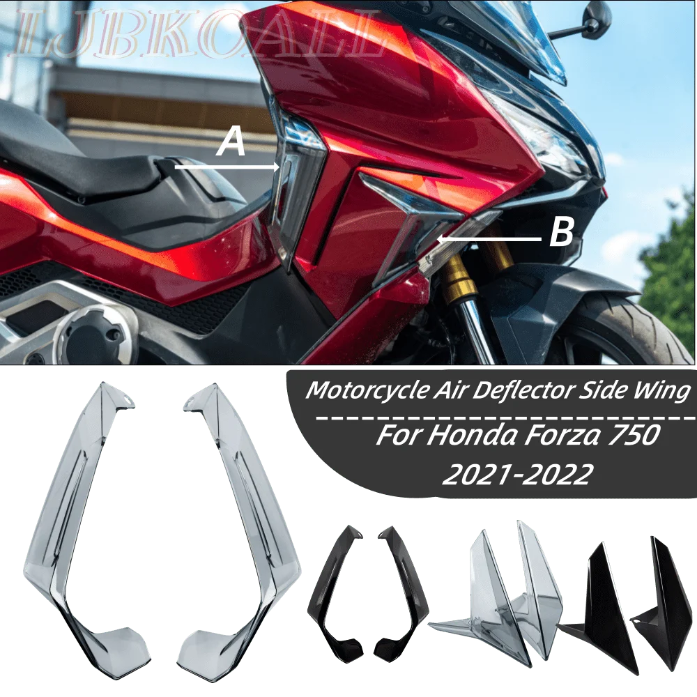 

Motorcycle Front Winglets Fairing for Honda Forza750 2021 2022 Air Deflector Side Wing Windshield for Forza 750 Accessories