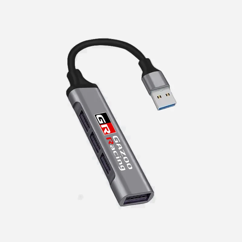 

Автомобильный 4-портовый USB-концентратор, высокоскоростной мульти-сплиттер типа C, аксессуары для Toyota GR Sport GR Gazoo Racing Rav4 C-HR