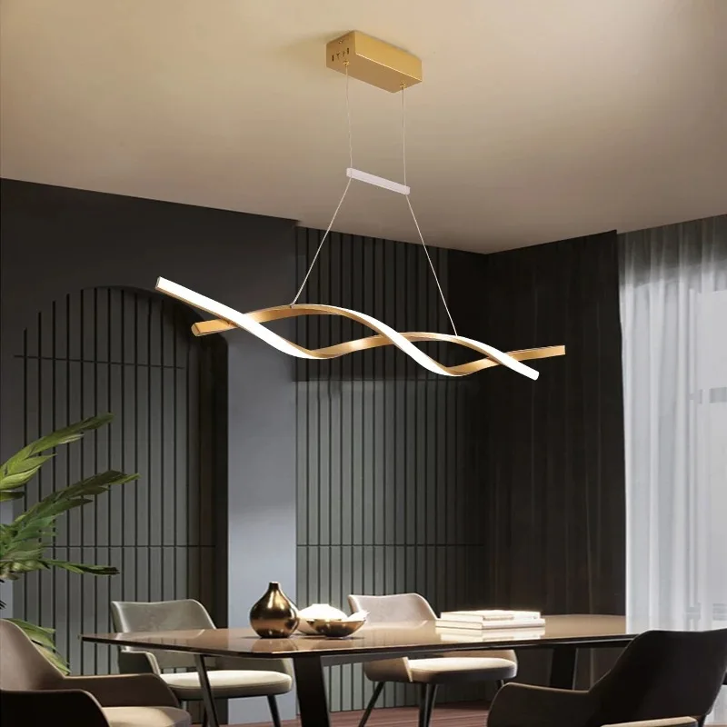 Nowoczesne wisiorek Led lampa nadaje się do ściemniania czarne złoto dla jadalnia kuchnia pokój dzienny sypialnia żyrandol oświetlenie wewnętrzne Decor oprawa 2 Nowoczesne wisiorek Led lampa nadaje się do ściemniania czarne złoto dla jadalnia kuchnia pokój dzienny sypialnia żyrandol oświetlenie wewnętrzne Decor oprawa 2