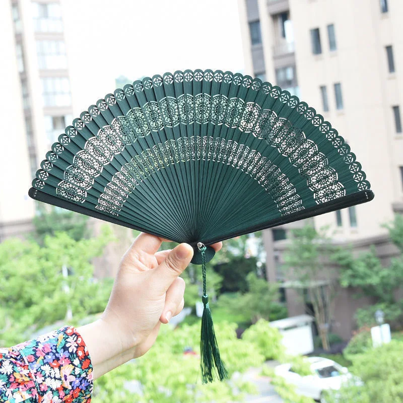 Китайский бамбуковый складной веер