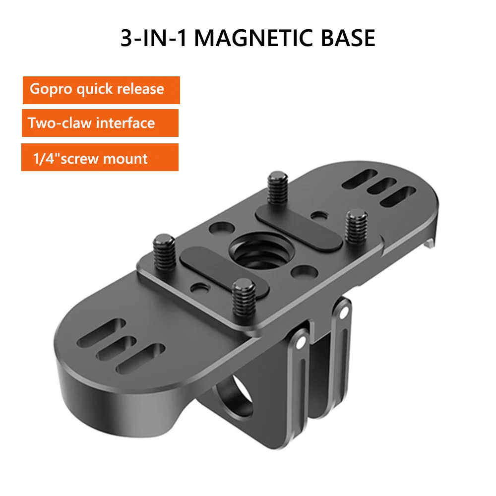 Магнитный быстроразъемный адаптер 3 в 1 с резьбой 1/4 дюйма