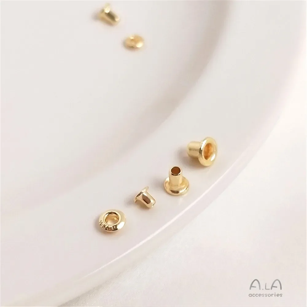 14-каратное позолоченное жемчужное ожерелье с большим отверстием сделай сам