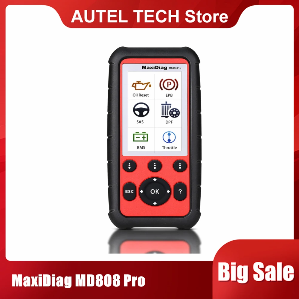 

Автомобильный диагностический инструмент AUTEL MaxiDiag MD808 Pro OBD2