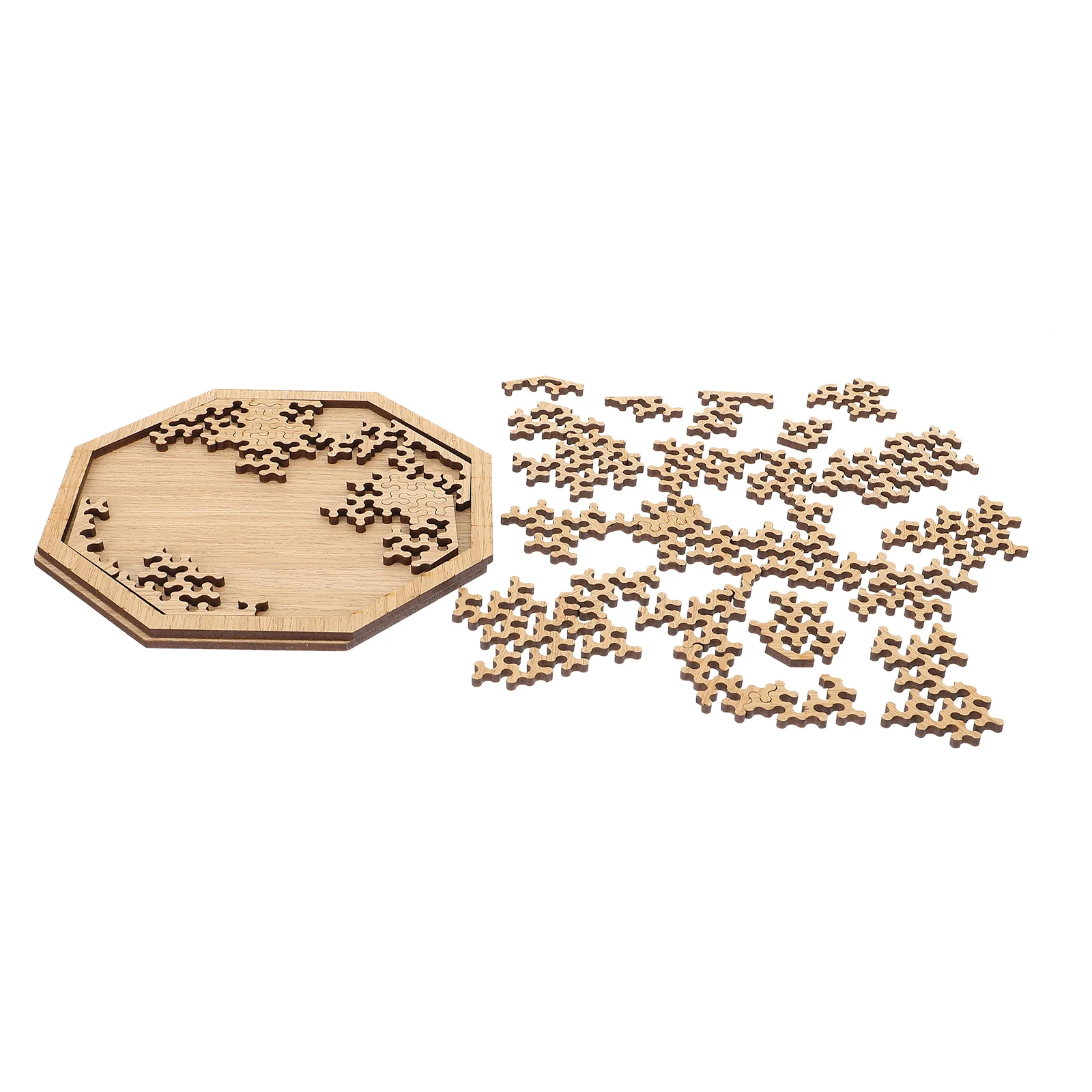 

1 Set Intelligence Wooden Puzzle Wooden Jigsaw for Family Game Teens