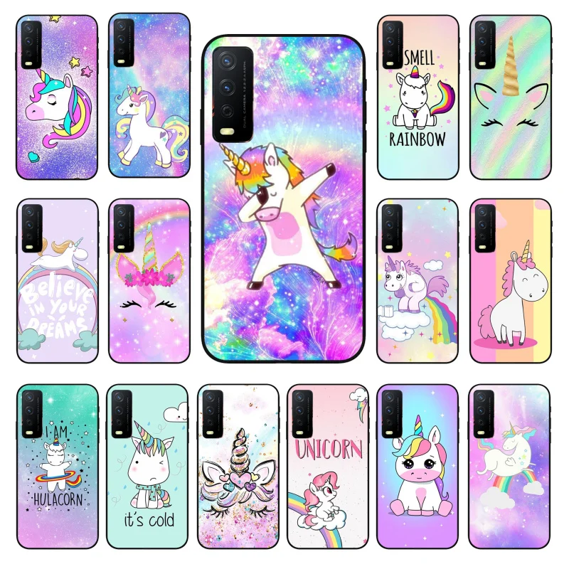 

Unicorn Phone Case for VIVO Y31 Y21 Y70 Y21S Y20 Y72 1907 Y12 Y11S Y53S Y33S Y55 Y76 Y51 Y15S Y01